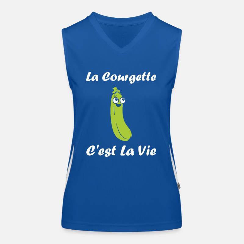 courgette Débardeur respirant contrasté Femme
