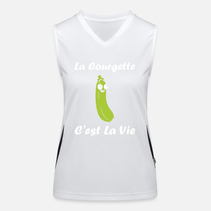 courgette Débardeur respirant contrasté Femme