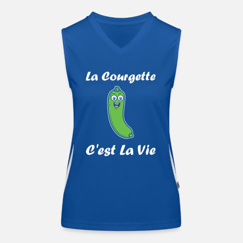 courgette Débardeur respirant contrasté Femme
