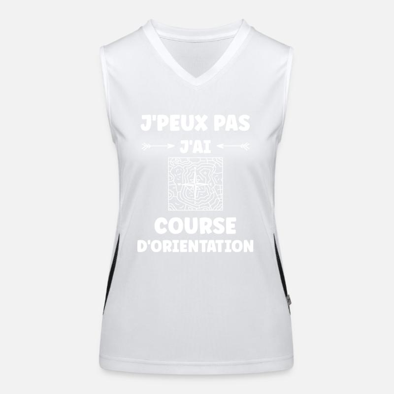 course d'orientation Débardeur respirant contrasté Femme