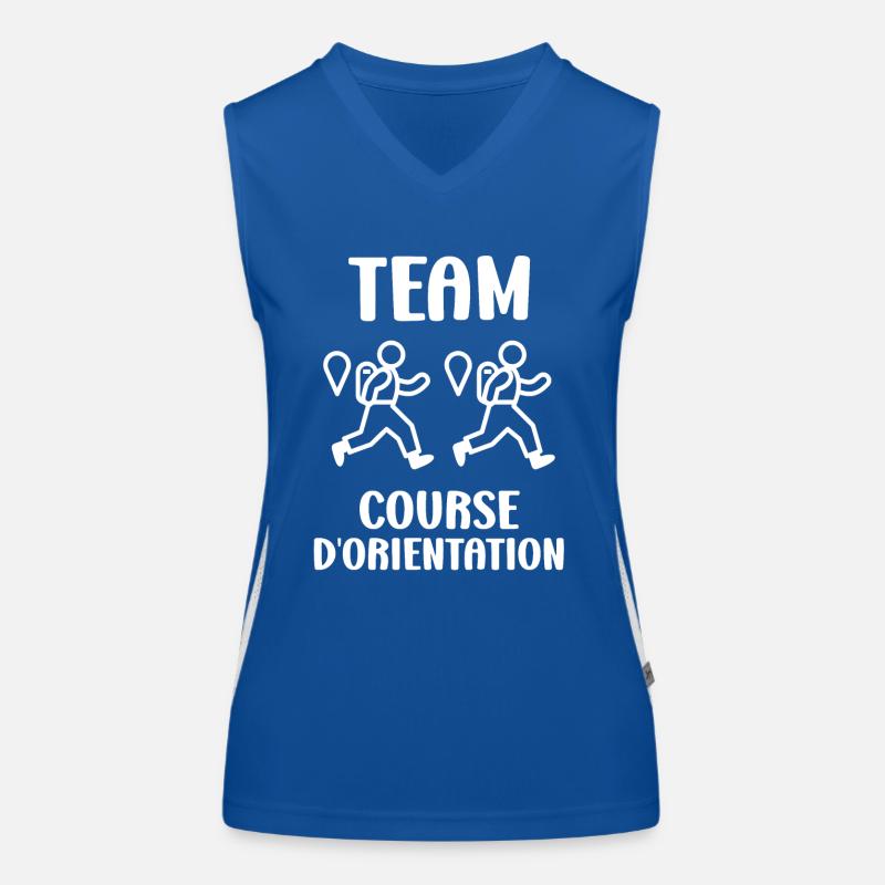 course d'orientation Débardeur respirant contrasté Femme