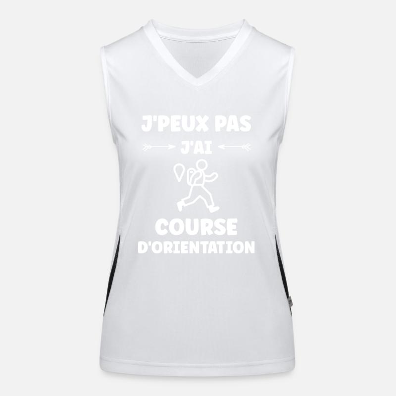 course d'orientation Débardeur respirant contrasté Femme
