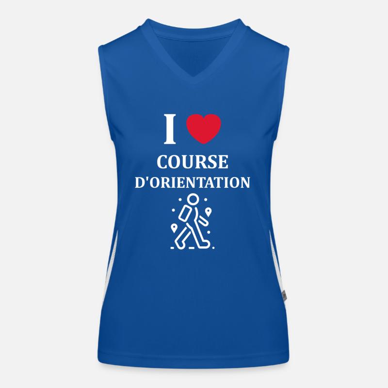 course d'orientation Débardeur respirant contrasté Femme
