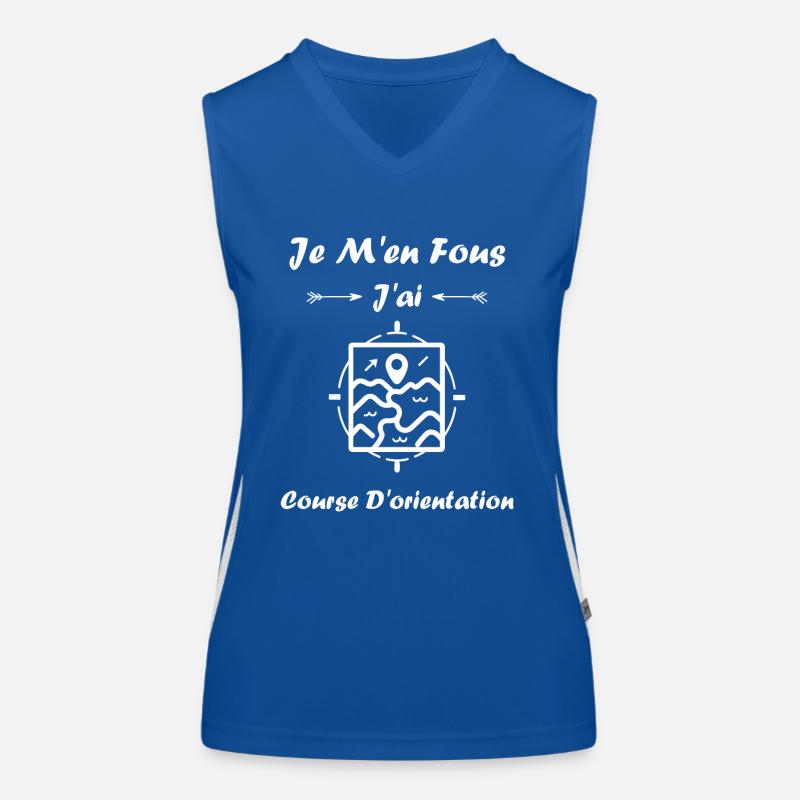 course d'orientation Débardeur respirant contrasté Femme