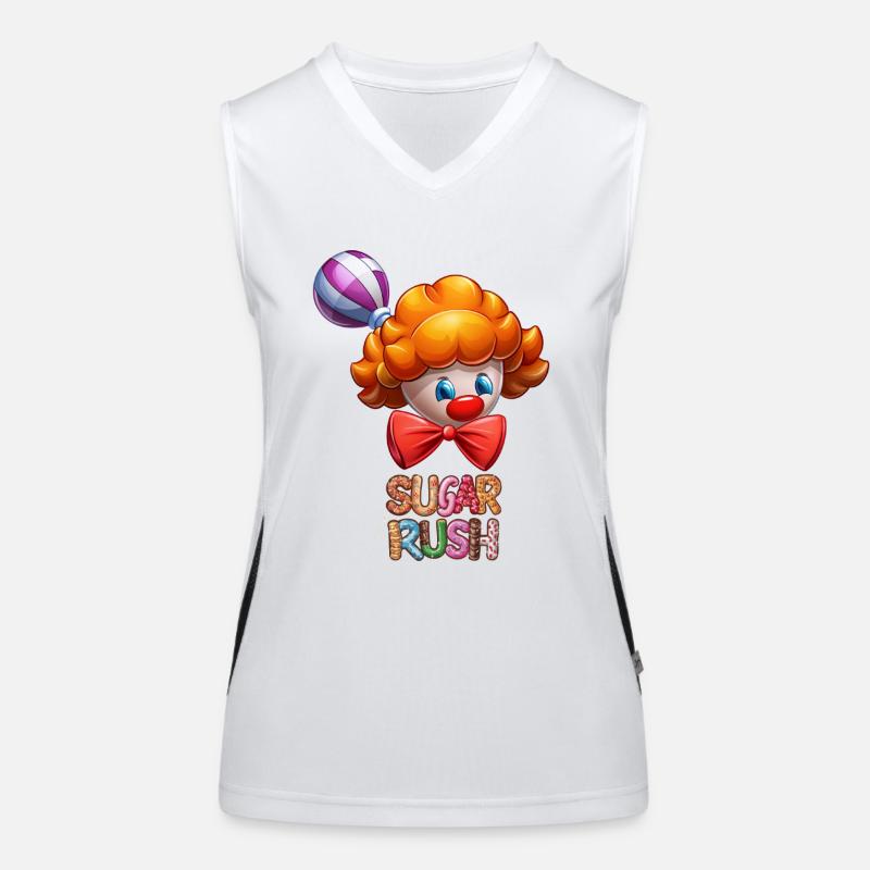 SUGAR RUSH Women's Functional Contrast Tank Top