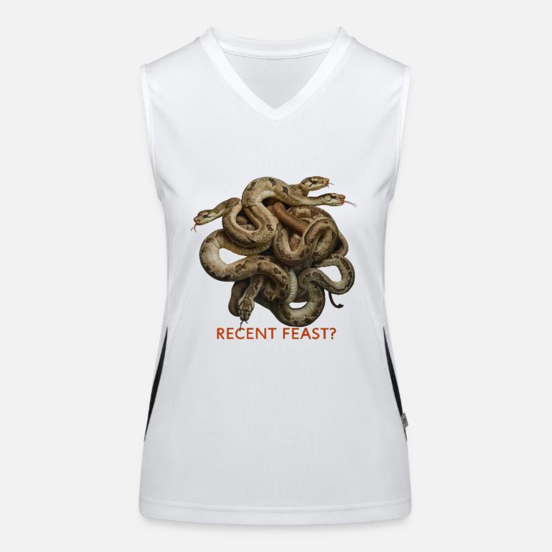SNAKES, RECENT FEAST Women's Functional Contrast Tank Top