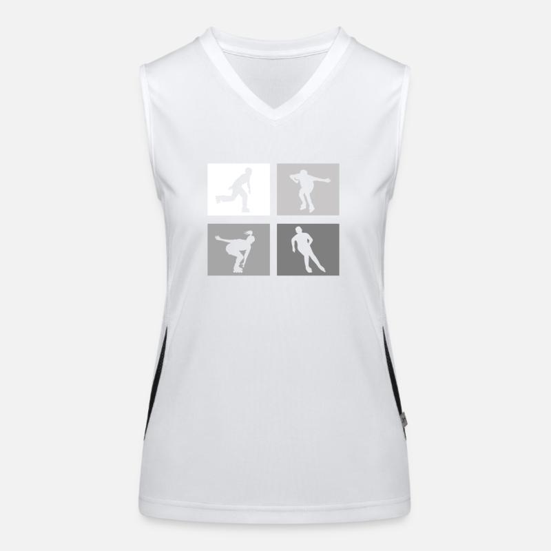 Inline-Skating Rollerskates Inline-Skater Women's Functional Contrast Tank Top