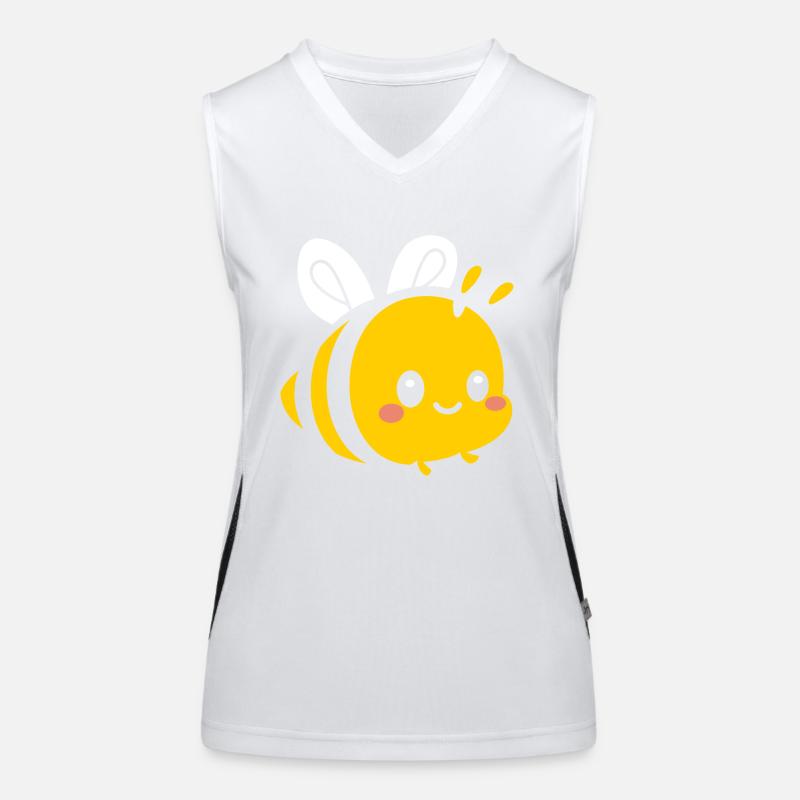 Biene Funktionelles Kontrast-Tank Top für Frauen