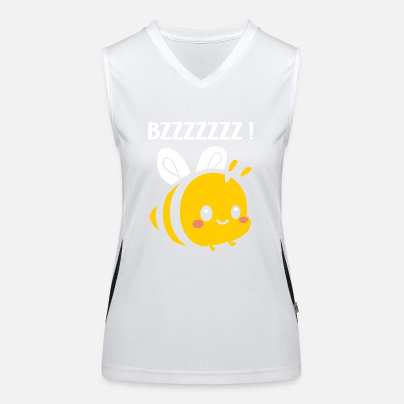 Biene Funktionelles Kontrast-Tank Top für Frauen