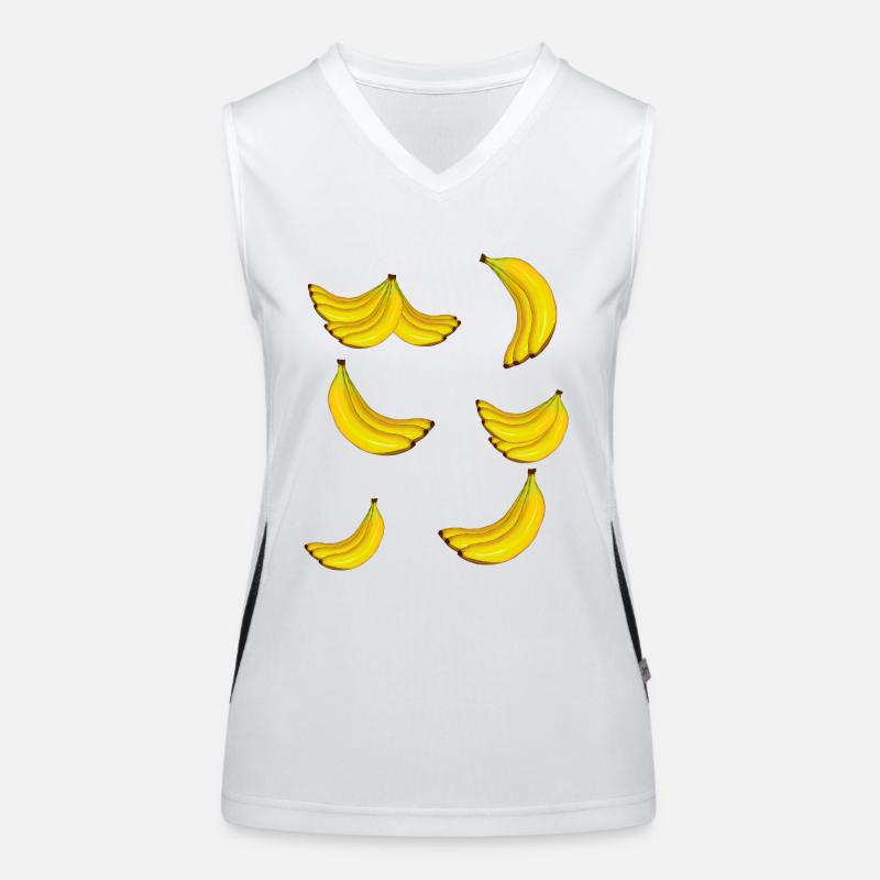 Banana Banana Fruit Fruit Exotic Women's Functional Contrast Tank Top