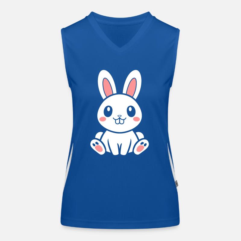 Petit bébé lapin Débardeur respirant contrasté Femme