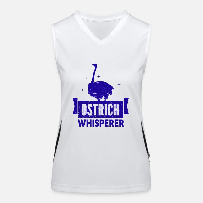 Ostrich - Animals Women's Functional Contrast Tank Top