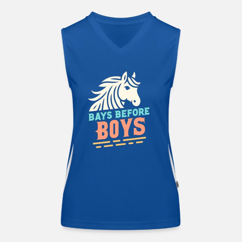Buchten vor Jungen Funktionelles Kontrast-Tank Top für Frauen