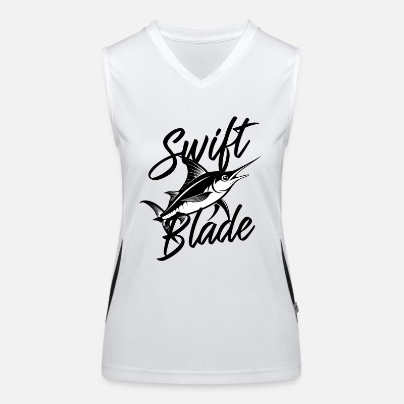 SWORDFISH, SWIFT BLADE Women's Functional Contrast Tank Top