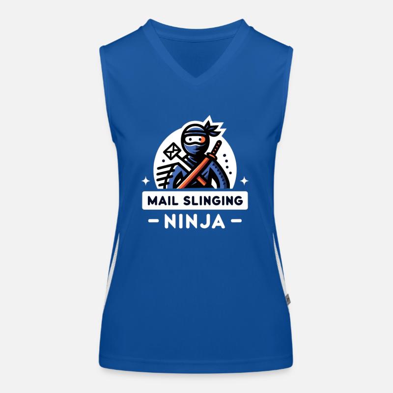 Postwurfsendung Ninja Funktionelles Kontrast-Tank Top für Frauen
