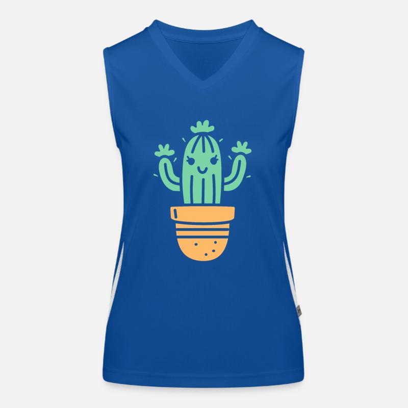 Cactus Débardeur respirant contrasté Femme