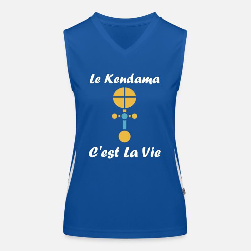 Kendama Funktionelles Kontrast-Tank Top für Frauen
