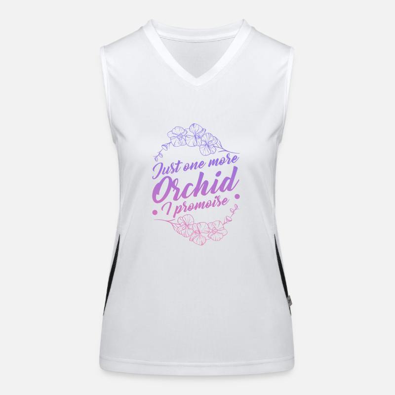 Ich Verspreche Noch Eine Orchidee Funktionelles Kontrast-Tank Top für Frauen