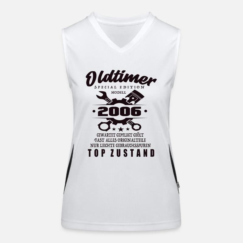 Oldtimer Édition Spéciale Modèle 2006 Anniversaire Débardeur respirant contrasté Femme