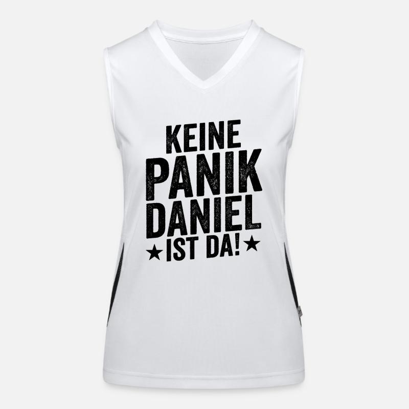 First name Daniel Women's Functional Contrast Tank Top