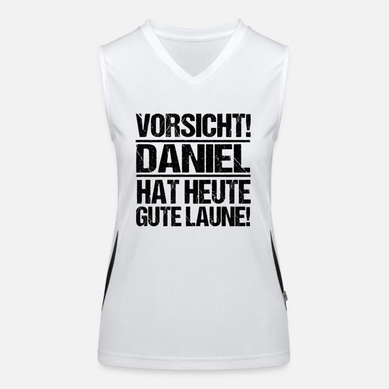 First name Daniel Women's Functional Contrast Tank Top