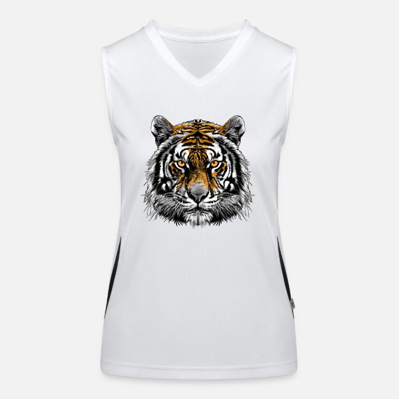 Tiger Women's Functional Contrast Tank Top