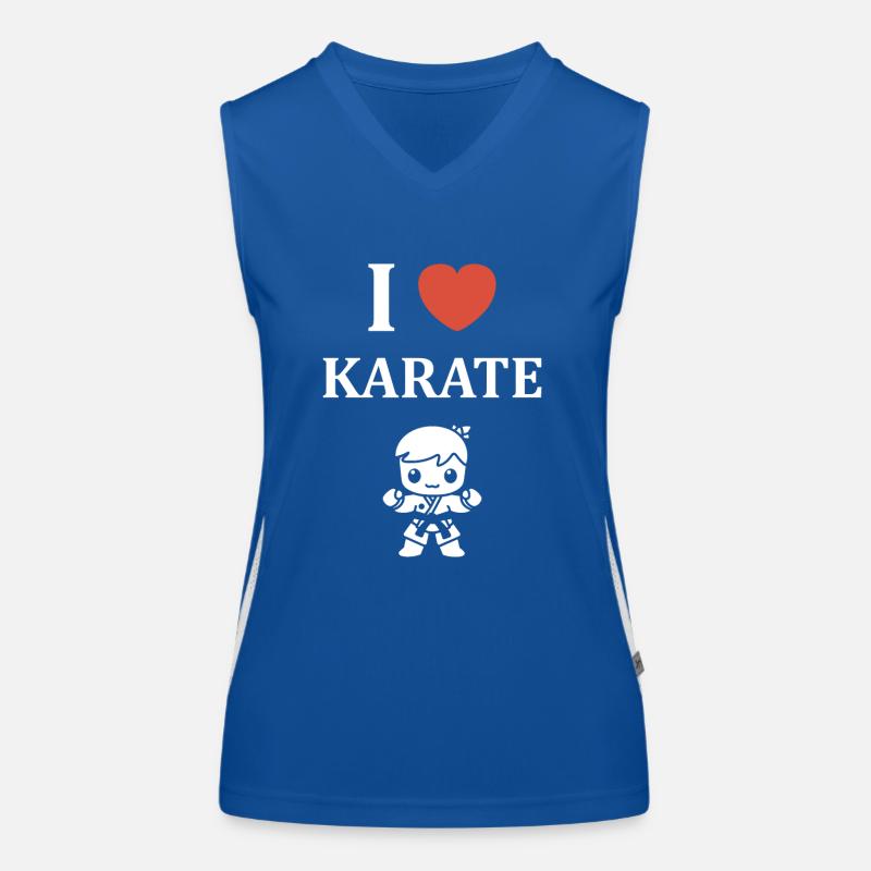 karate Débardeur respirant contrasté Femme