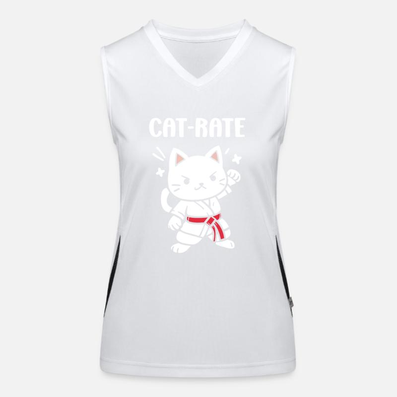 karate Débardeur respirant contrasté Femme