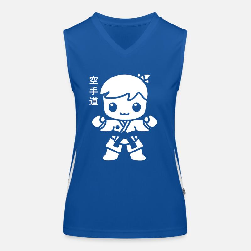 karate Débardeur respirant contrasté Femme