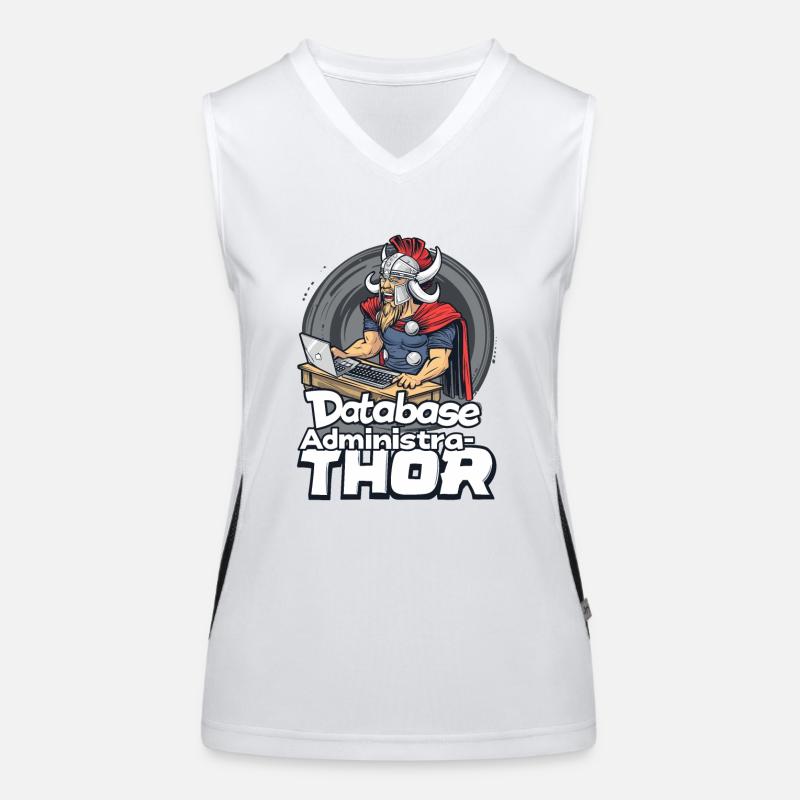 Viking Databaseadministra-thor Nerdy Débardeur respirant contrasté Femme
