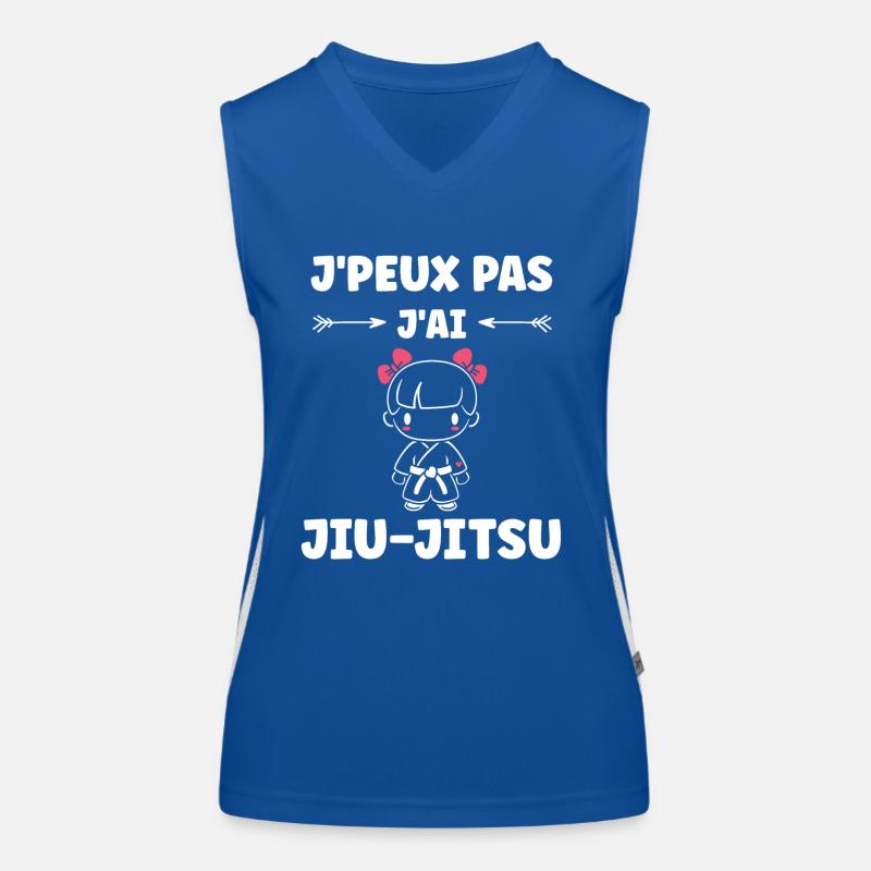Jiu Jitsu Débardeur respirant contrasté Femme