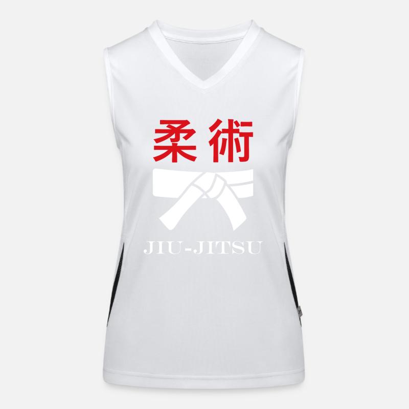Jiu Jitsu Funktionelles Kontrast-Tank Top für Frauen