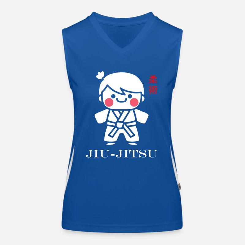 Jiu Jitsu Funktionelles Kontrast-Tank Top für Frauen