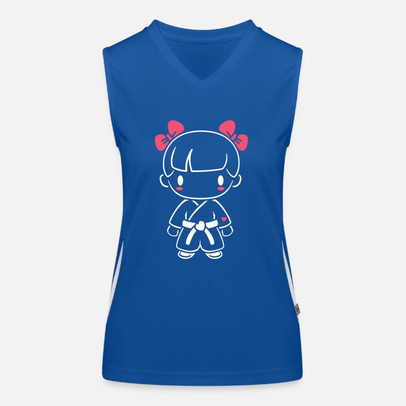 Jiu Jitsu Débardeur respirant contrasté Femme
