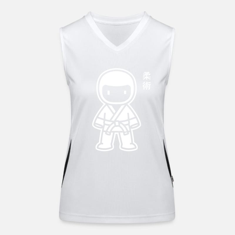 Jiu Jitsu Funktionelles Kontrast-Tank Top für Frauen
