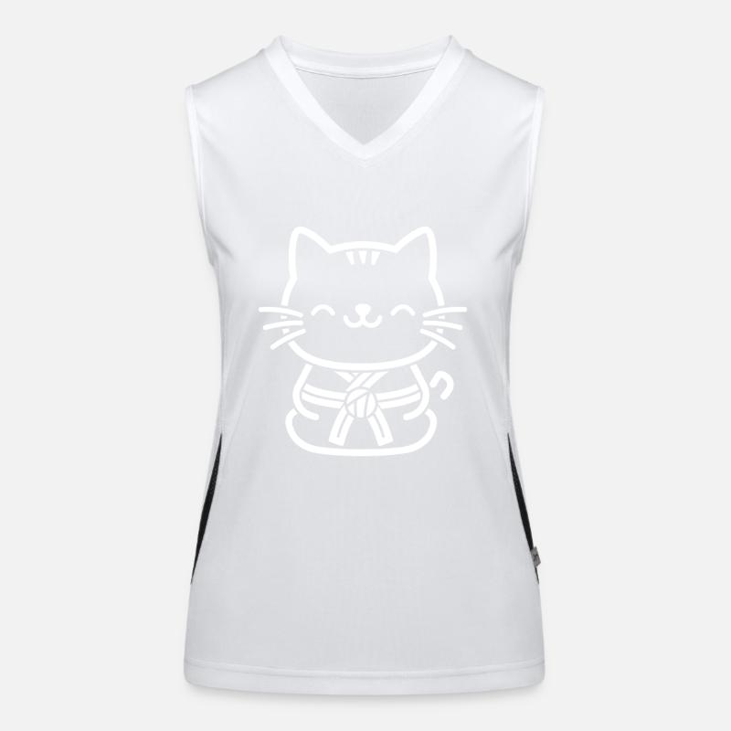Jiu Jitsu Funktionelles Kontrast-Tank Top für Frauen