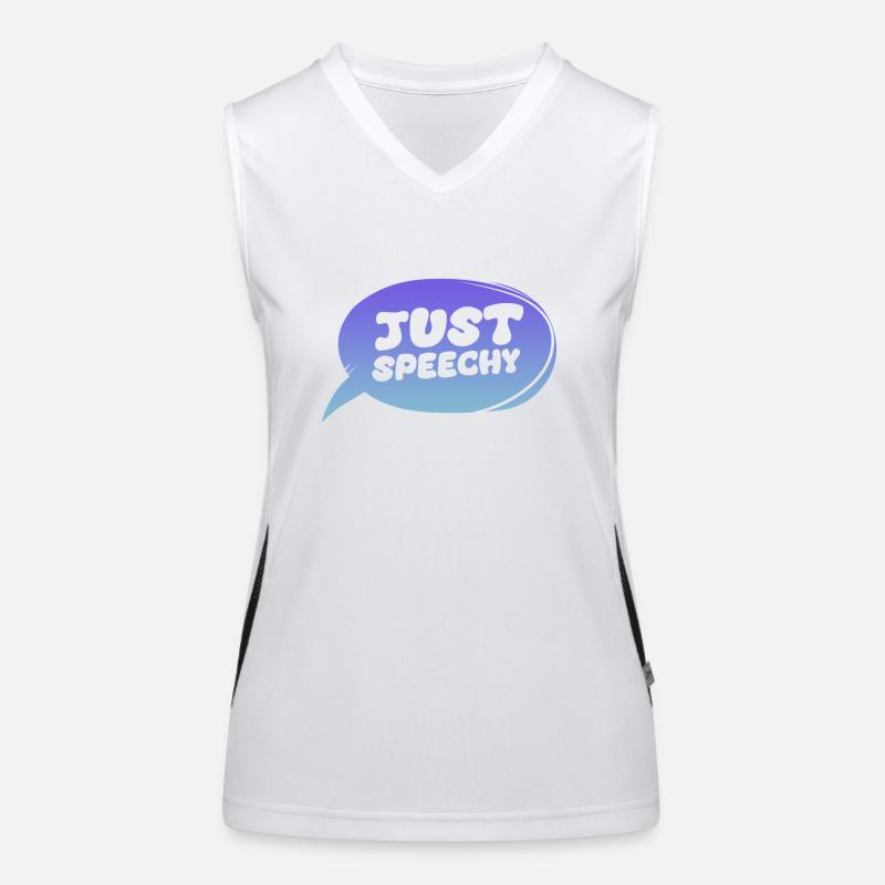 Parler simplement Débardeur respirant contrasté Femme