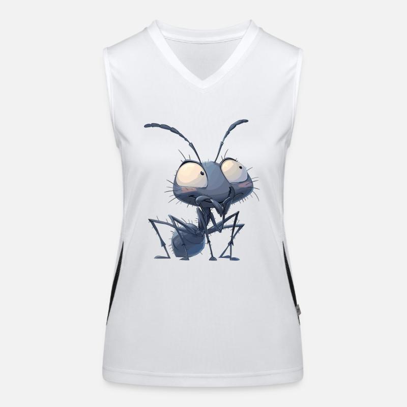 Ant ants ant Women's Functional Contrast Tank Top