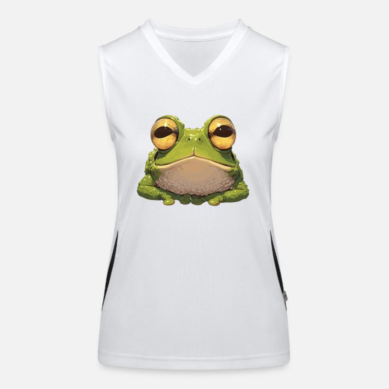 Toad Kröten Kröte Funktionelles Kontrast-Tank Top für Frauen