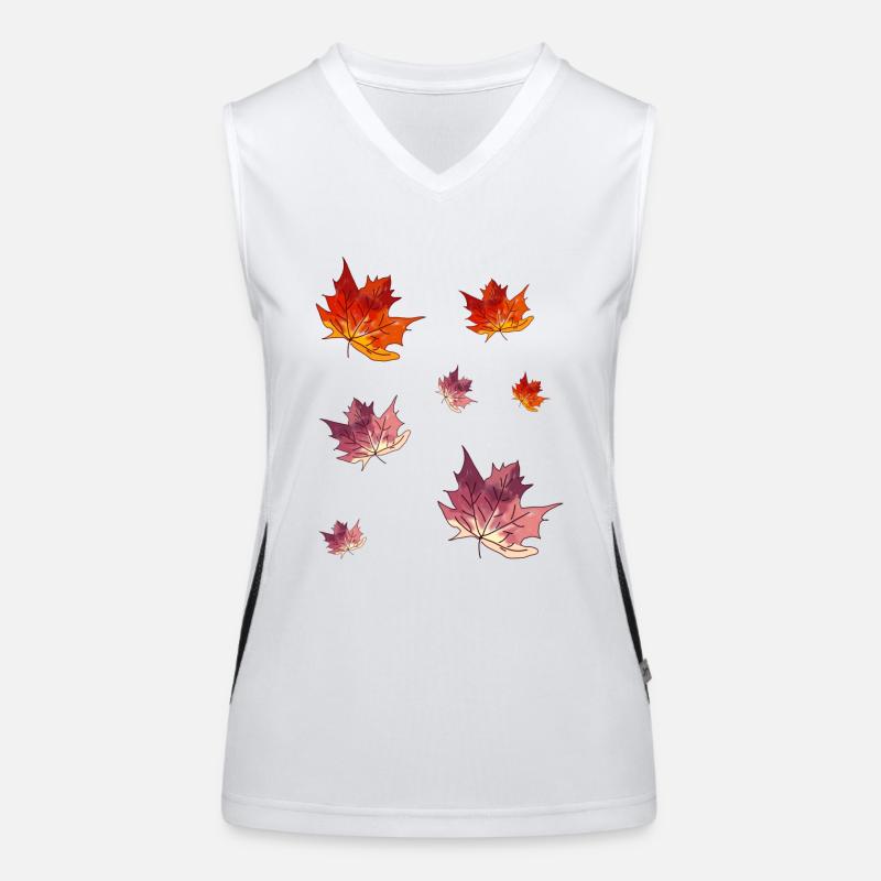 Absolute highlight: autumn leaves Women's Functional Contrast Tank Top