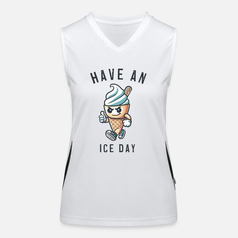 Have an nice day Funktionelles Kontrast-Tank Top für Frauen