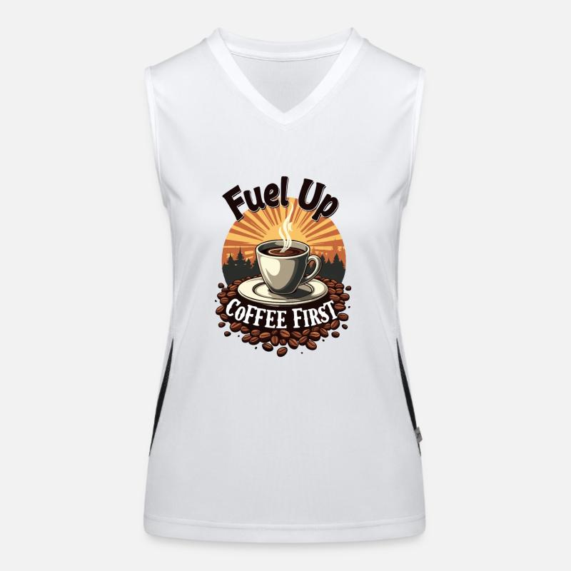 COFFEE FIRST Women's Functional Contrast Tank Top