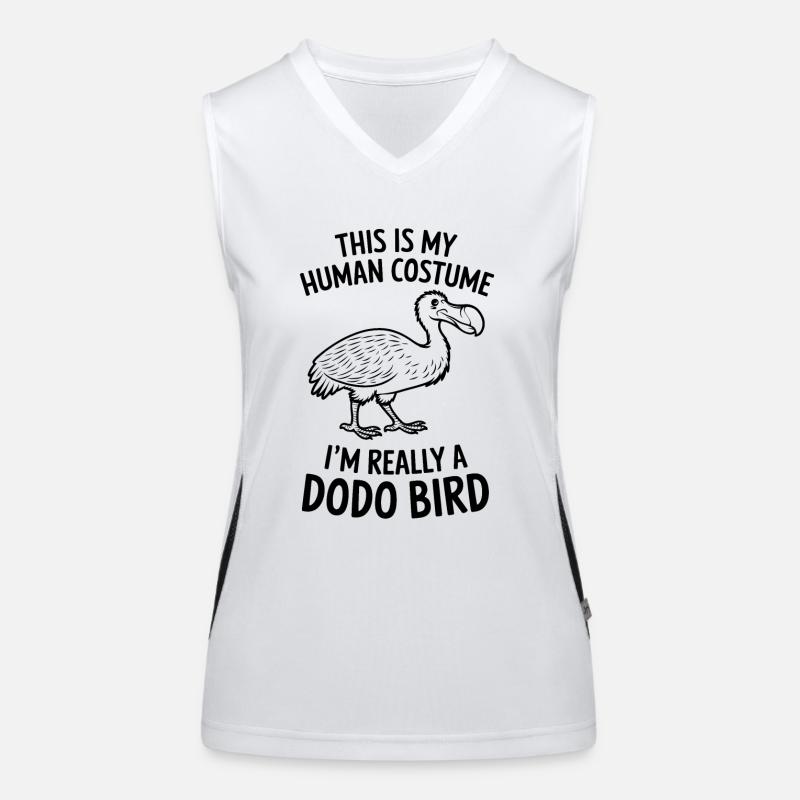Dodo Spruch Dodo Vogel Lustiges Dodo Geschenk Funktionelles Kontrast-Tank Top für Frauen