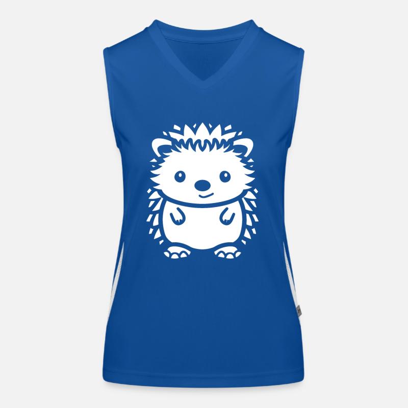 Igel Funktionelles Kontrast-Tank Top für Frauen