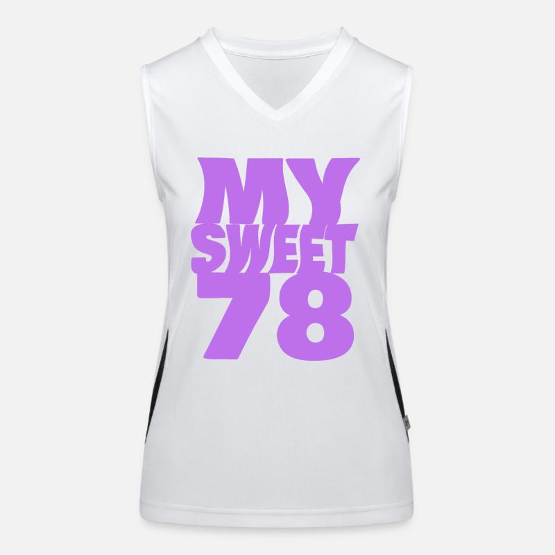 Doux 78 Débardeur respirant contrasté Femme