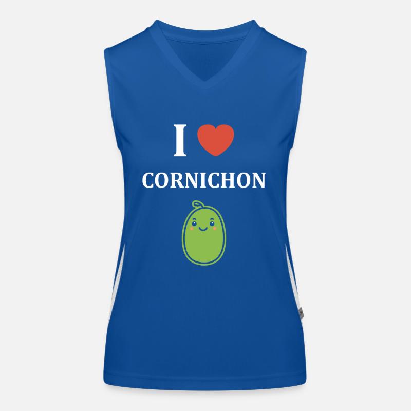 cornichon Débardeur respirant contrasté Femme