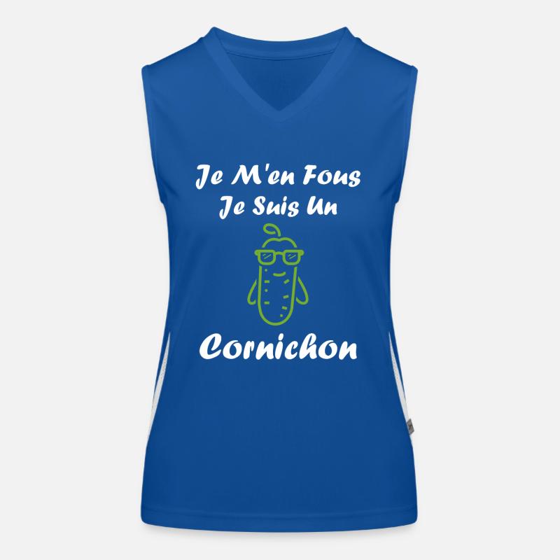 cornichon Débardeur respirant contrasté Femme
