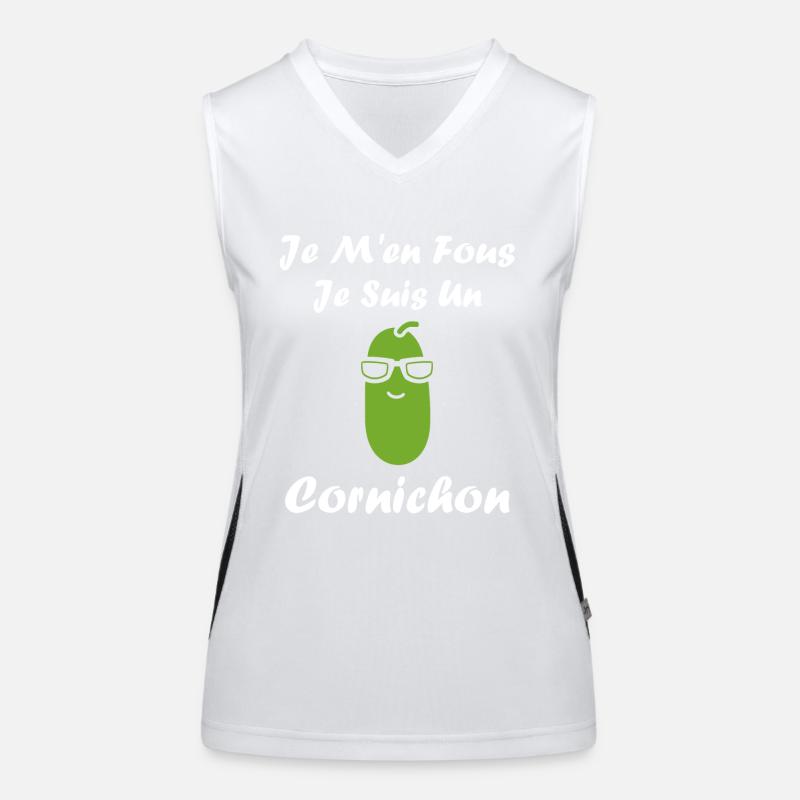 cornichon Débardeur respirant contrasté Femme