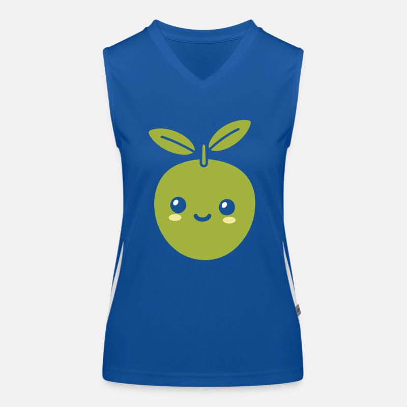 Olive Funktionelles Kontrast-Tank Top für Frauen
