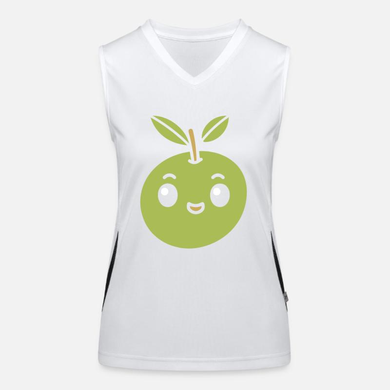 Olive Débardeur respirant contrasté Femme